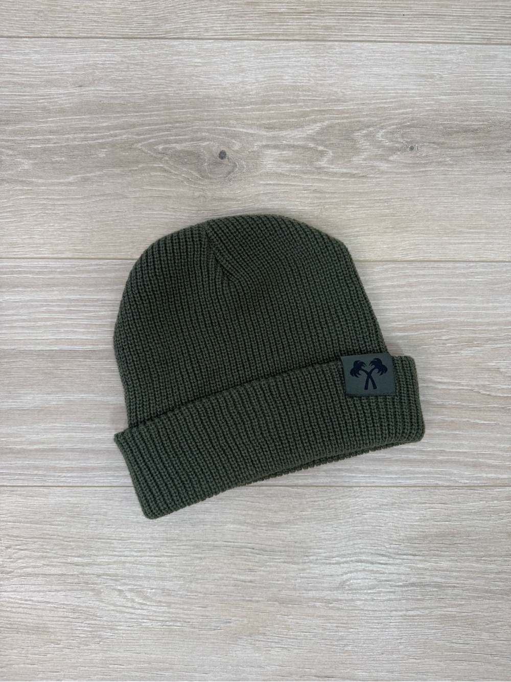 In-N-Out Burger Green Knit Fold Over Beanie